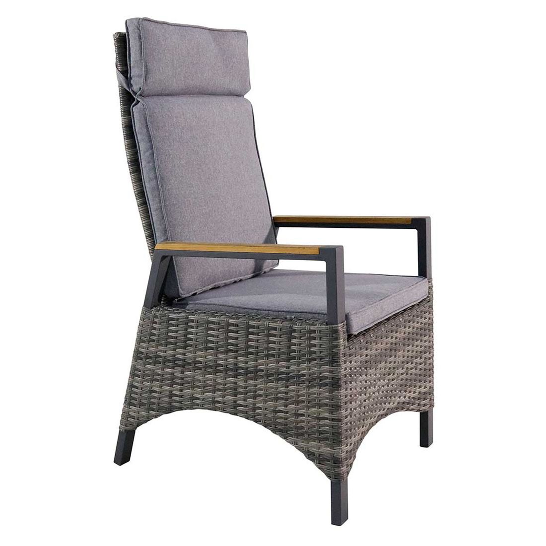 LC Garden Keramo Gartenmöbel-Set L verstellbar (6 Plätze) Tisch 200/260x100cm
