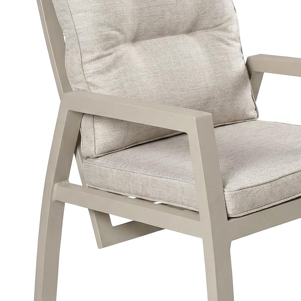 LC Garden Bondino Gartensessel verstellbar Aluminium mit Sitz- und Rückenkissen