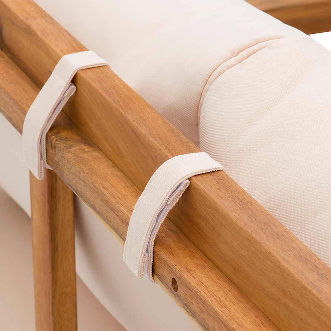 OUTLIV. Santa Cruz Loungeset inkl. Loungetisch Akazie/Polyester
