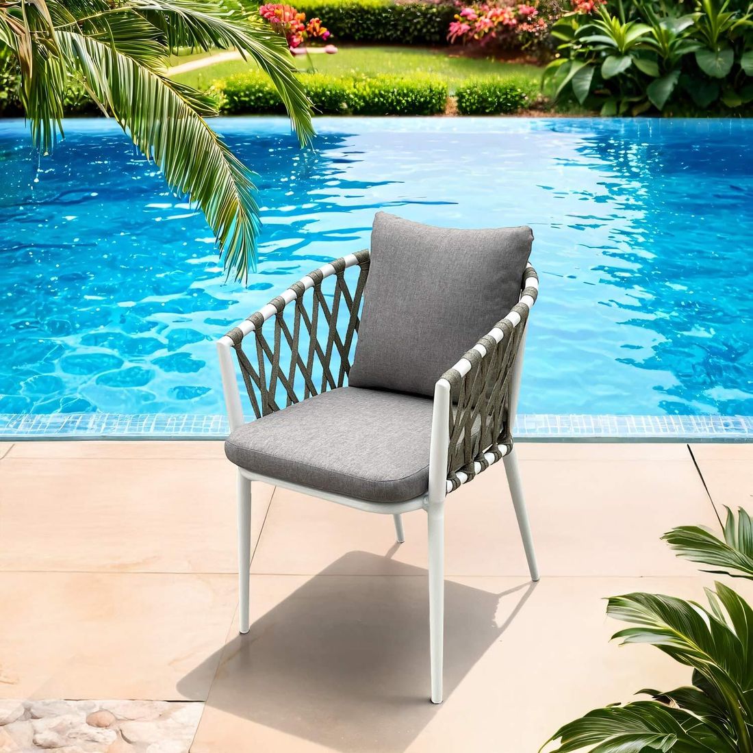 LC Garden Sunrepo Stapelsessel Aluminium/Rope/Polyester