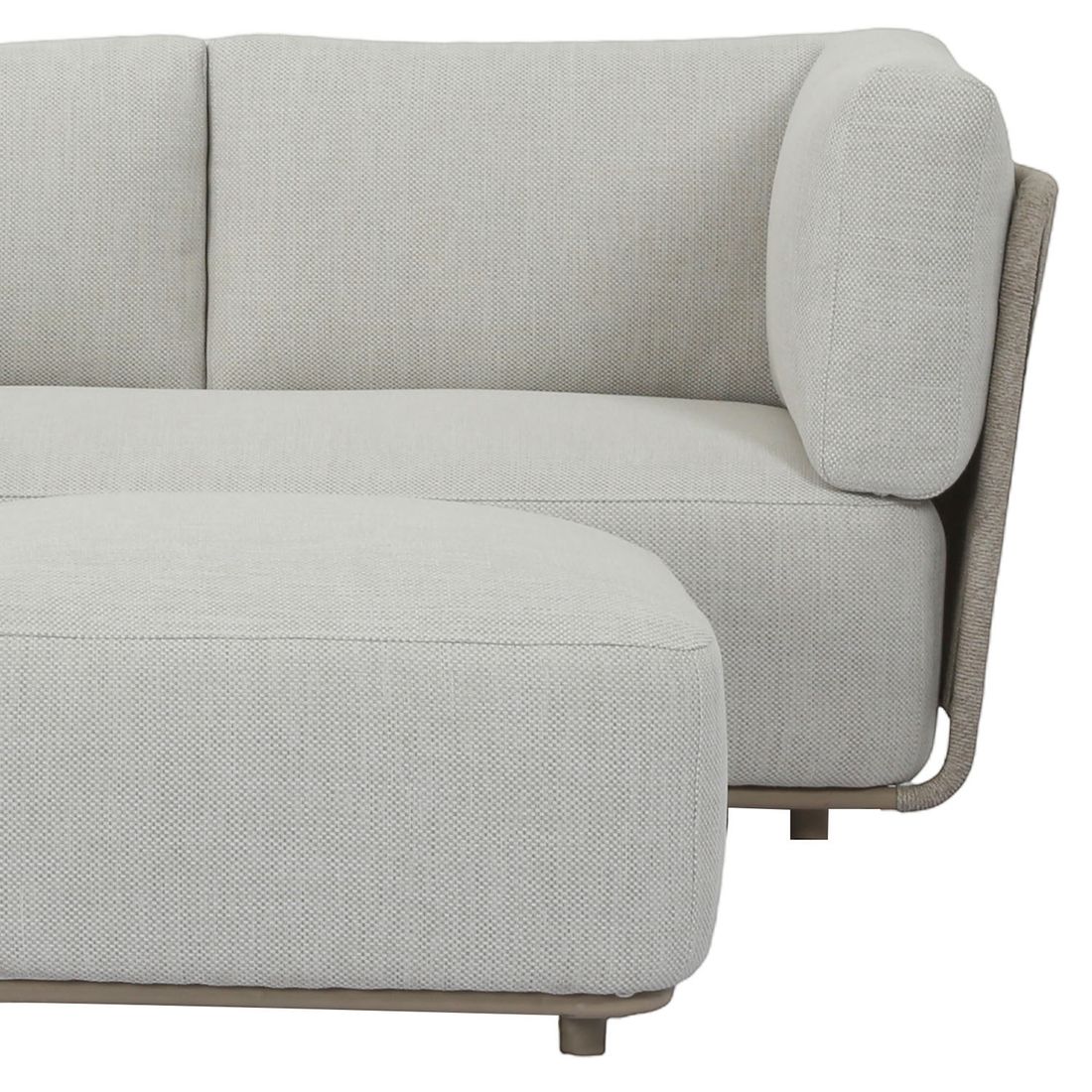 OUTLIV. Pacific Ecklounge inkl. Loungetisch Stahl/Rope/Olefin