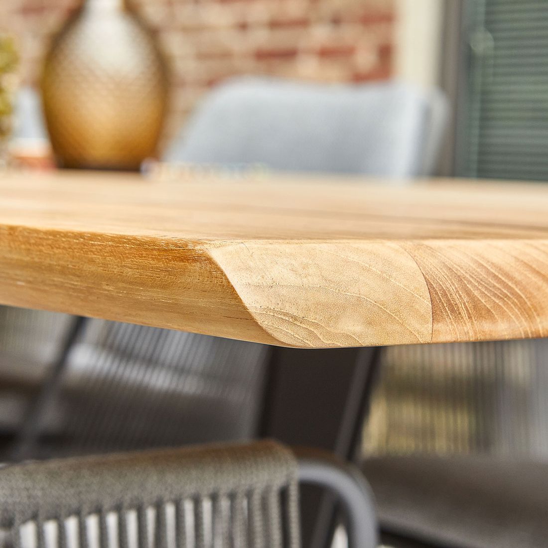 Best Mataro Gartentisch 280x100cm Aluminium/Teak