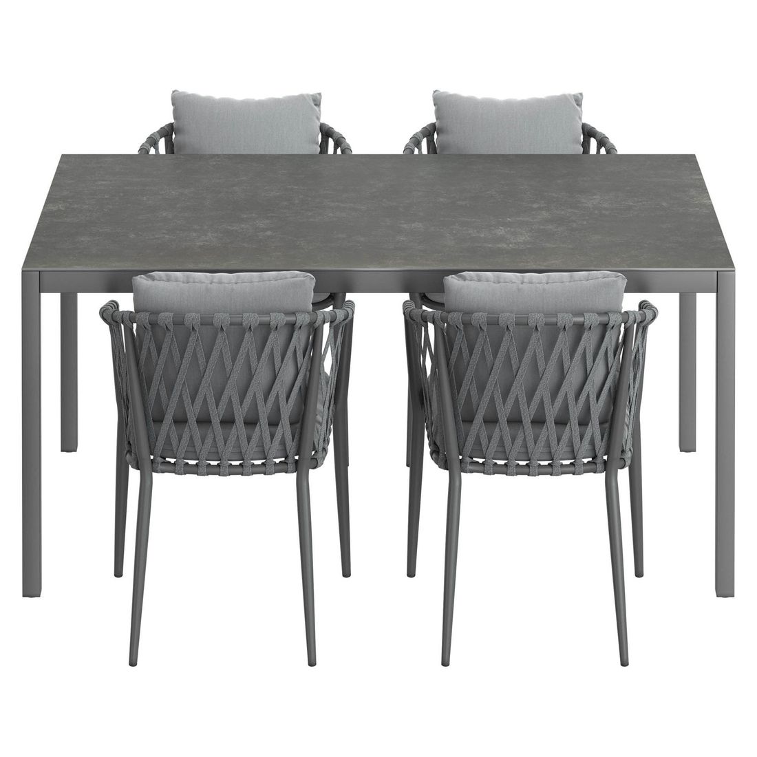 LC Garden Sunrepo Gartenmöbel-Set M (4 Plätze) mit OUTLIV. Tisch 160x100cm