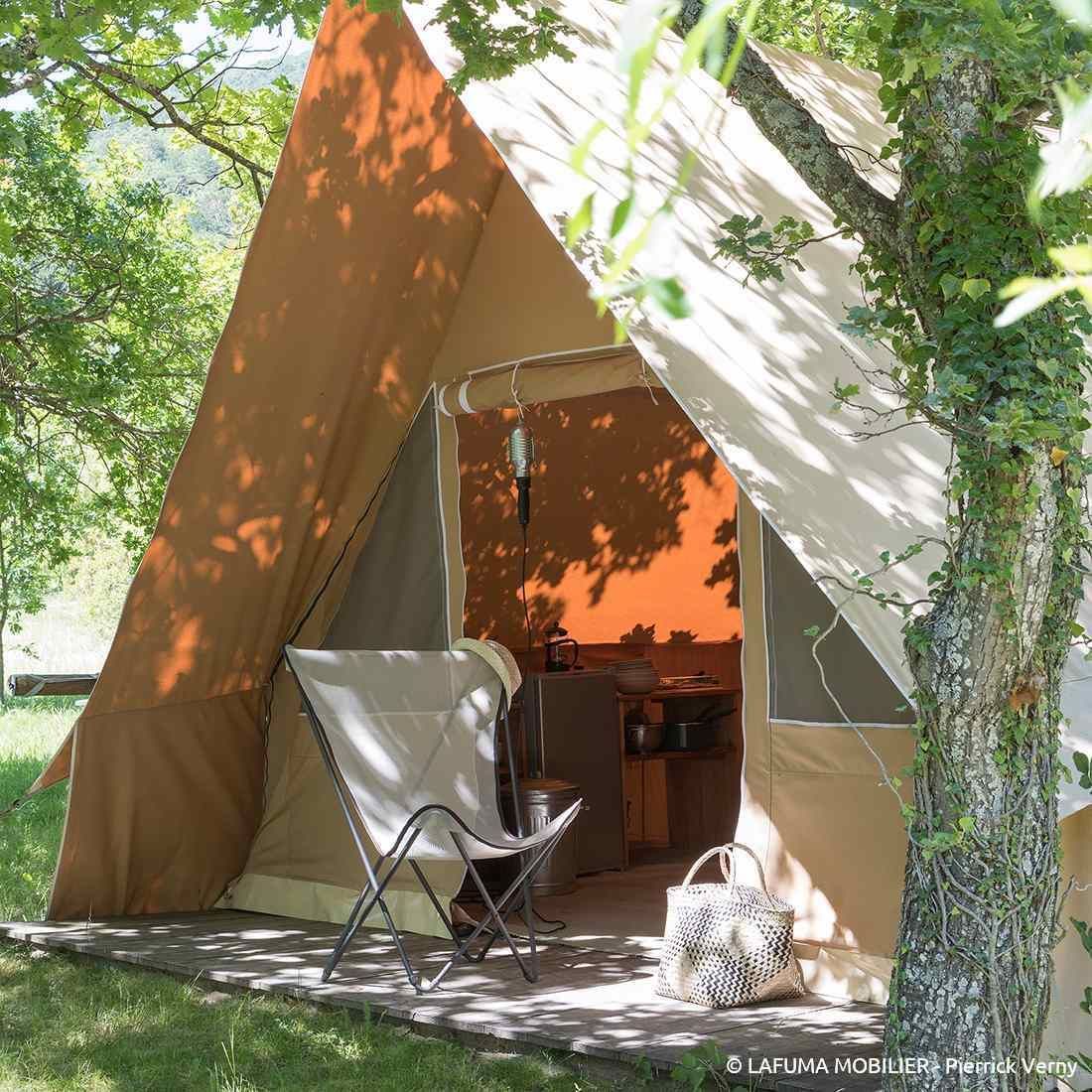 Lafuma Maxi Pop Up Gartenstuhl Stahl/Batyline®