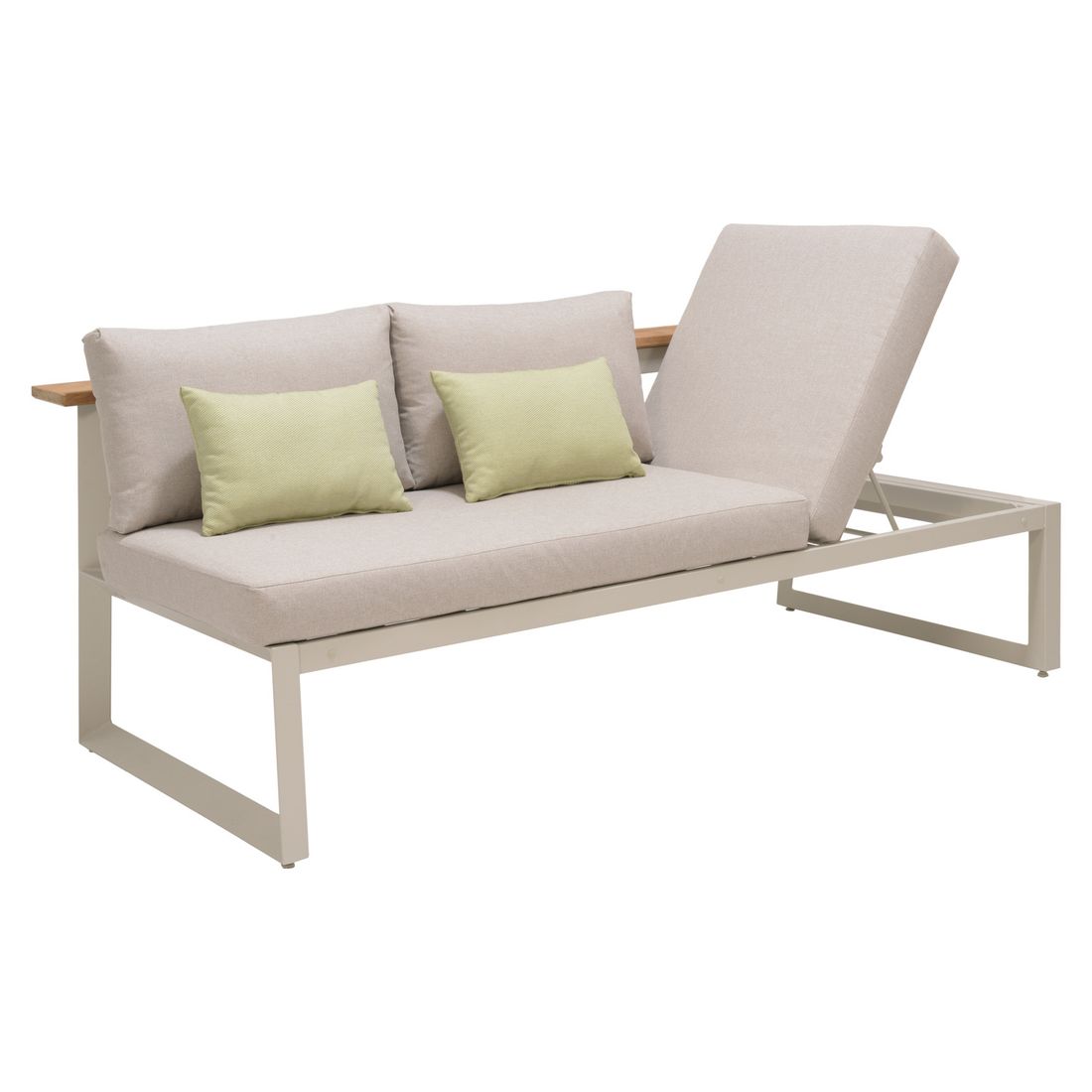 LifestyleGarden Jimmy Dininglounge Tisch 216x99cm Aluminium/Olefin