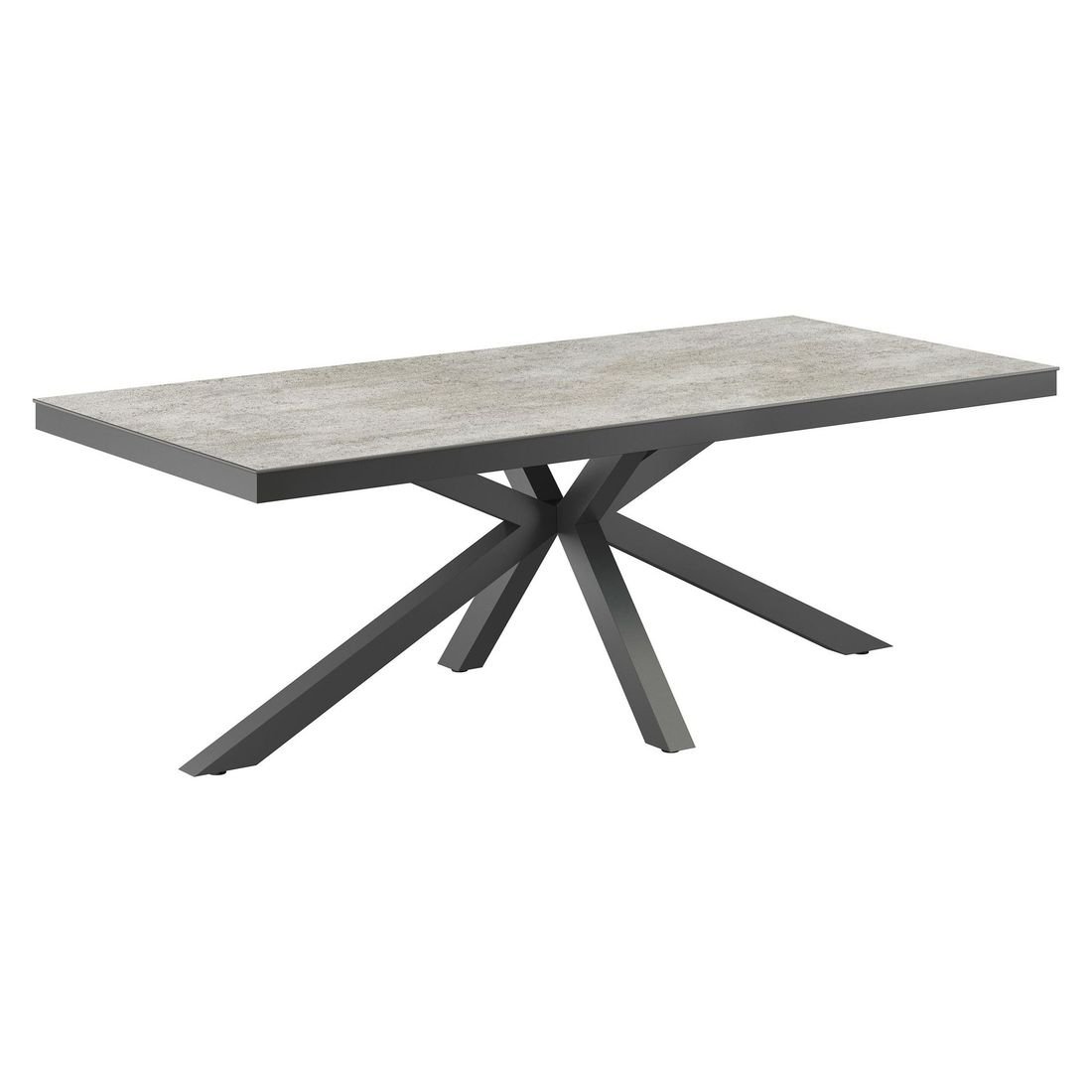 OUTLIV. Gartentisch 220x100cm Aluminium/Dekton