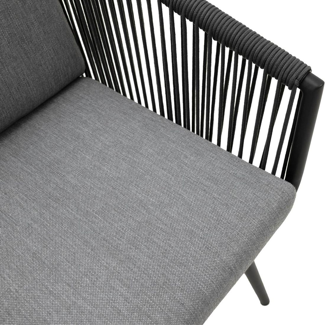 OUTLIV. Alex Gartensessel drehbar Aluminium/Rope/Olefin
