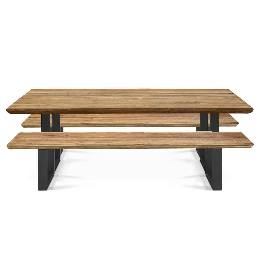 OUTLIV. Orlando Gartenmöbel-Set L (6 Plätze) Tisch 200x100cm