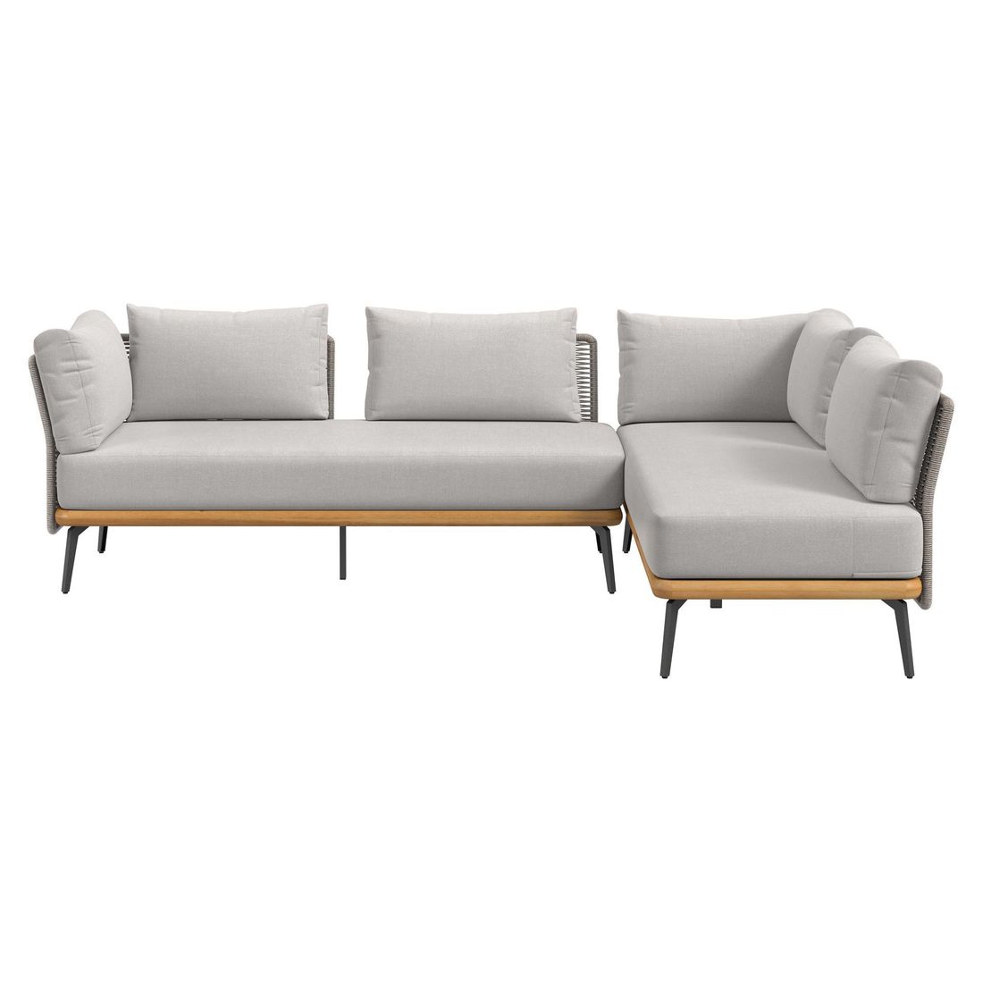 OUTLIV. Ava Dininglounge Akazie/Rope/Polyester