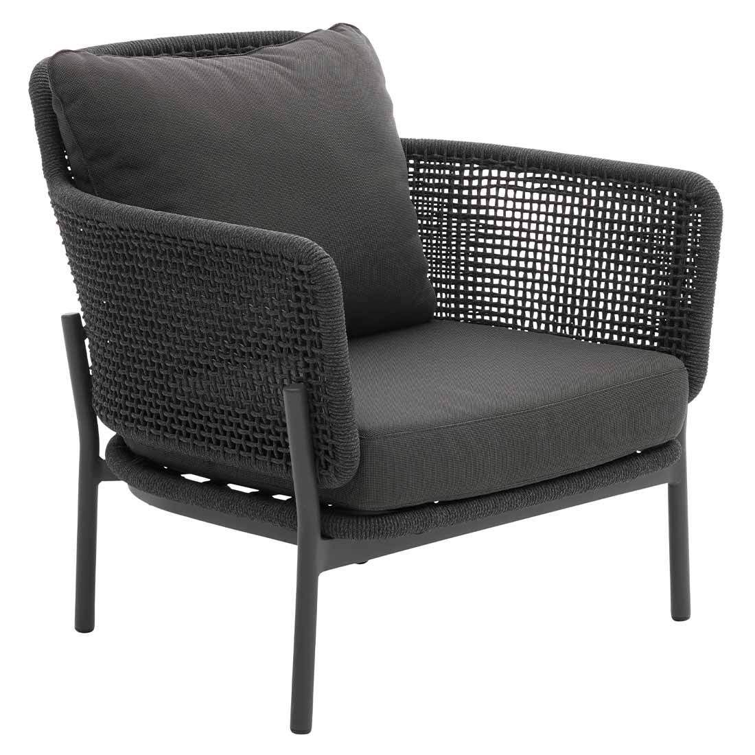 Interliving 7005 Loungesessel Aluminium/Rope/Olefin