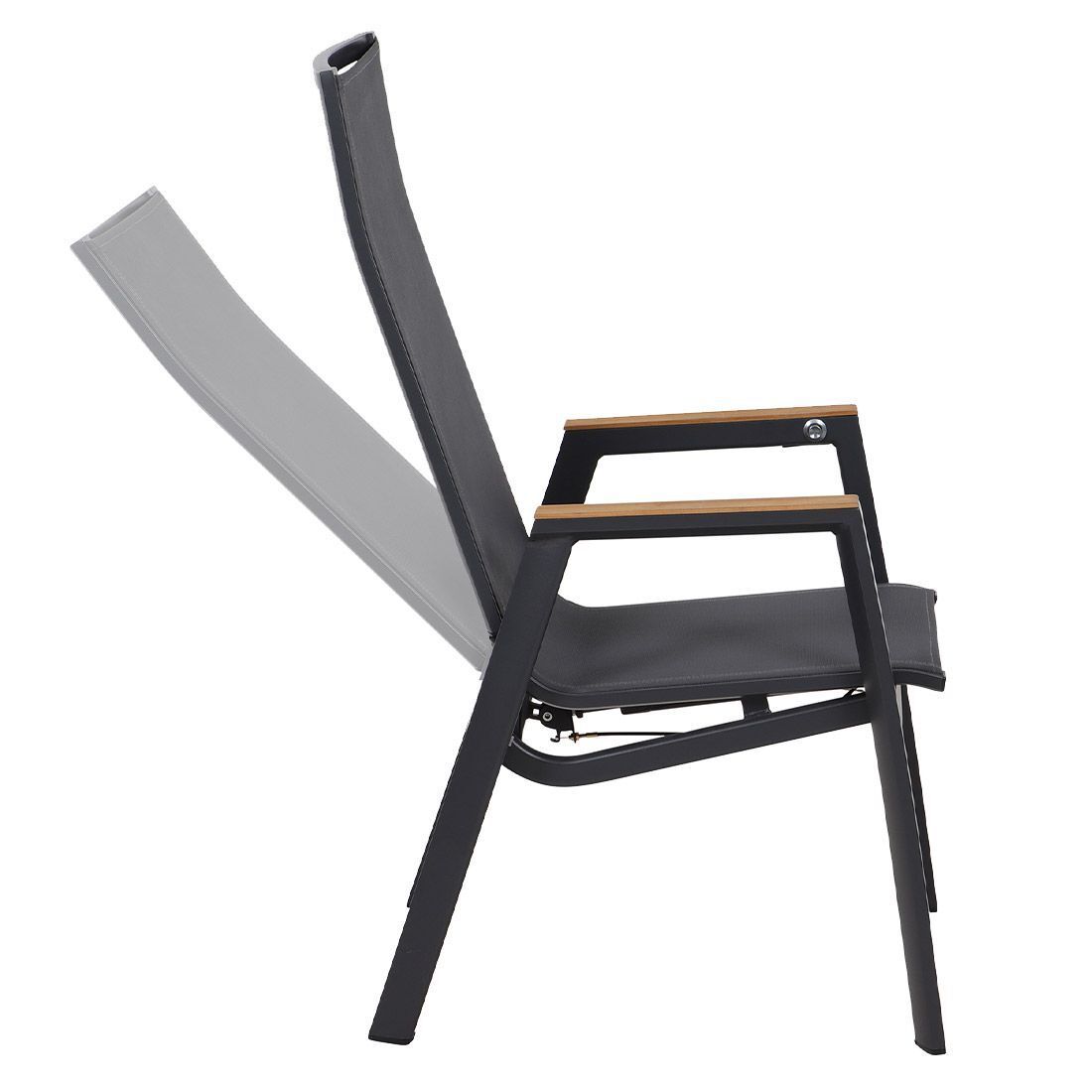 Siena Garden Rondo Gartenmöbel-Set M (4 Plätze) mit OUTLIV. Tisch 200x100 cm