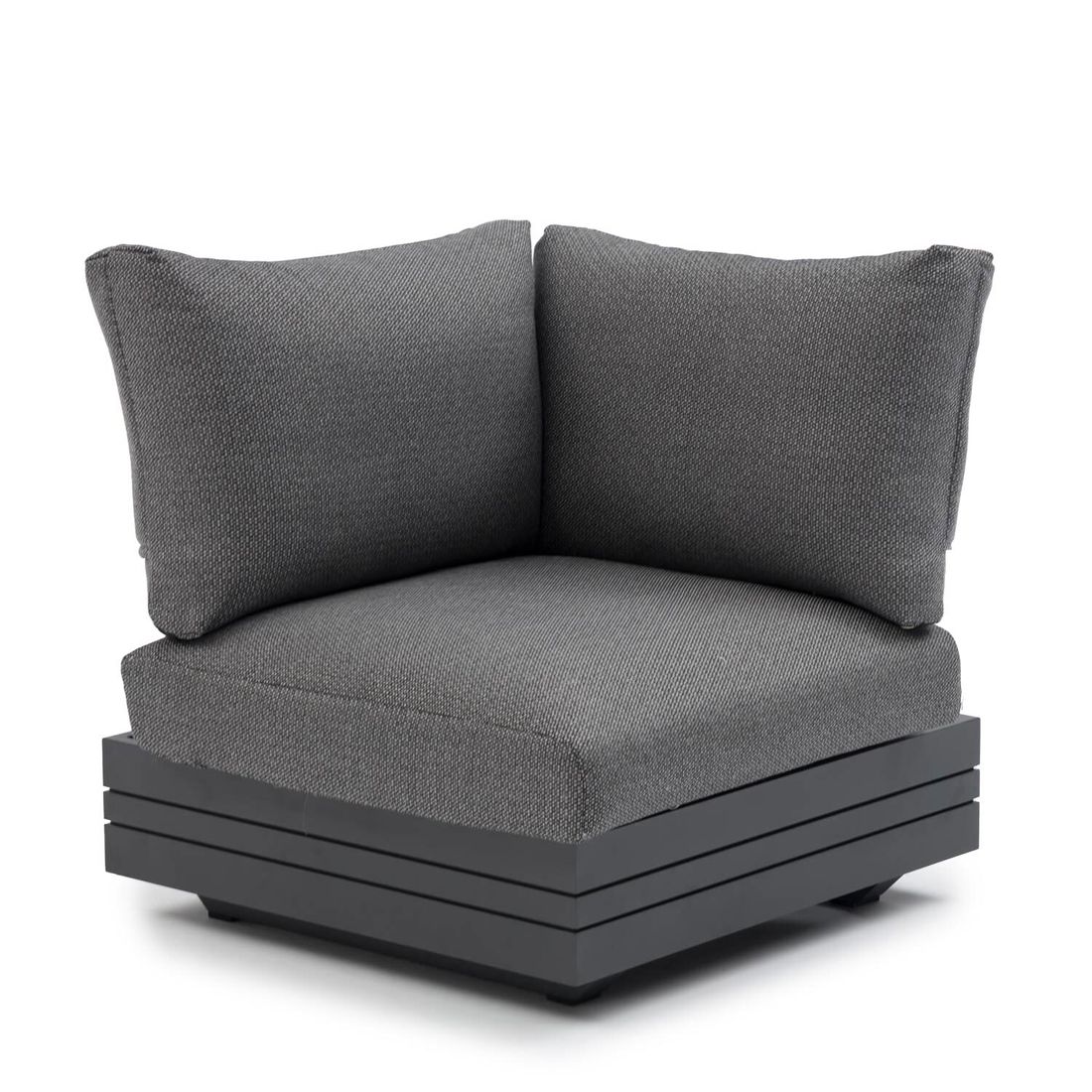 Zebra Cubo Neo Ecklounge inkl. Loungetische Aluminium/Sunproof