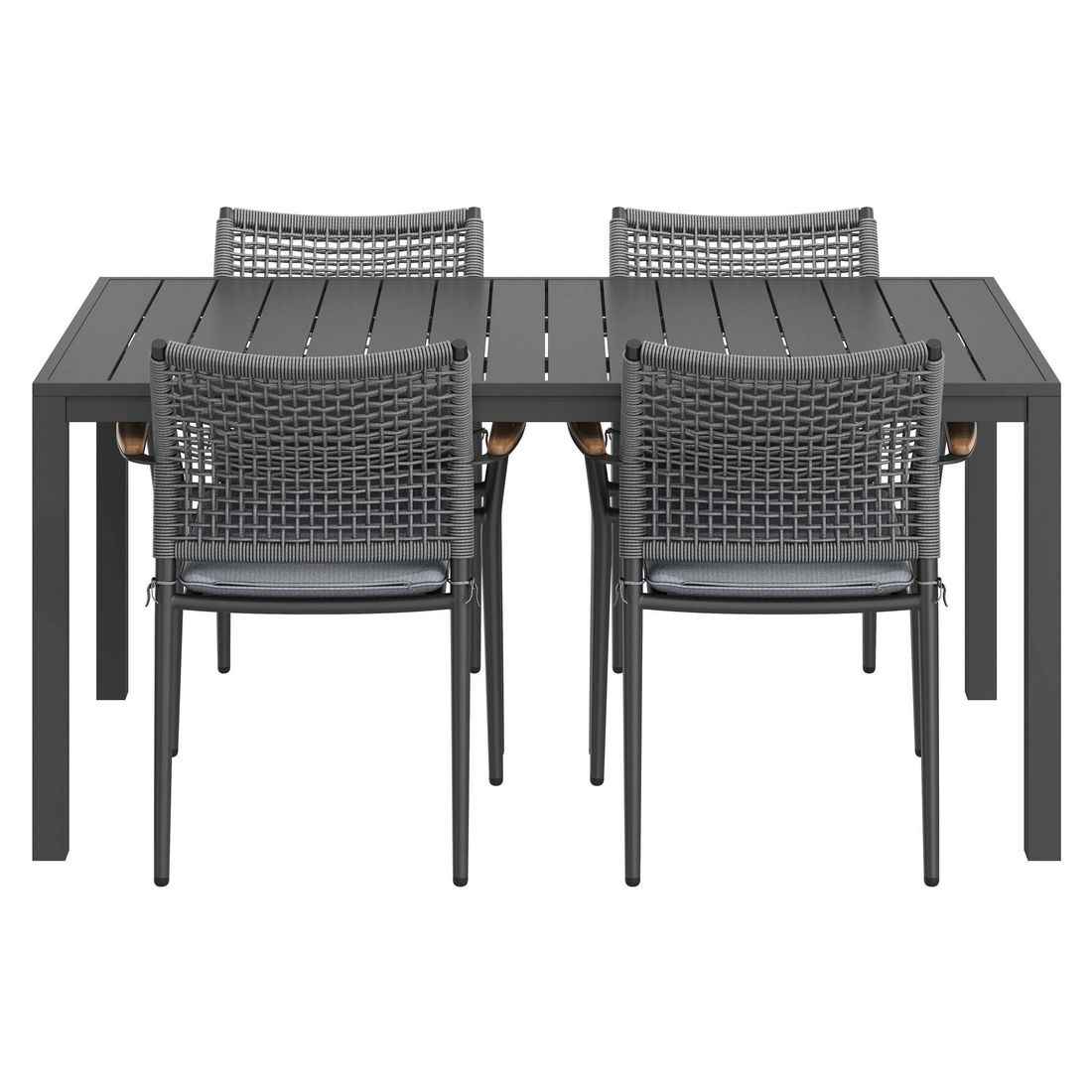 OUTLIV. Aruba Gartenmöbel-Set M (4 Plätze) Tisch 155x90cm
