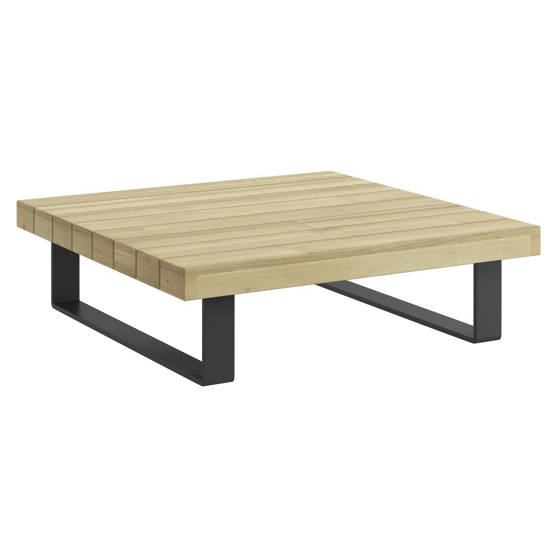 OUTLIV. Barbados Ecklounge Aluminium/Akazie/Polyester