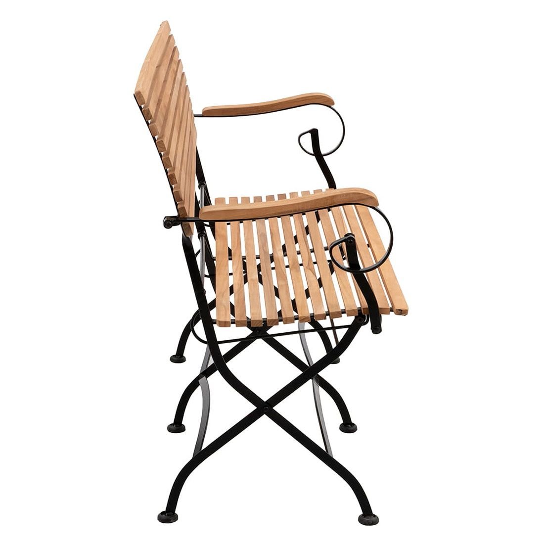 OUTLIV. Lindau Gartenbank Stahl/Teak