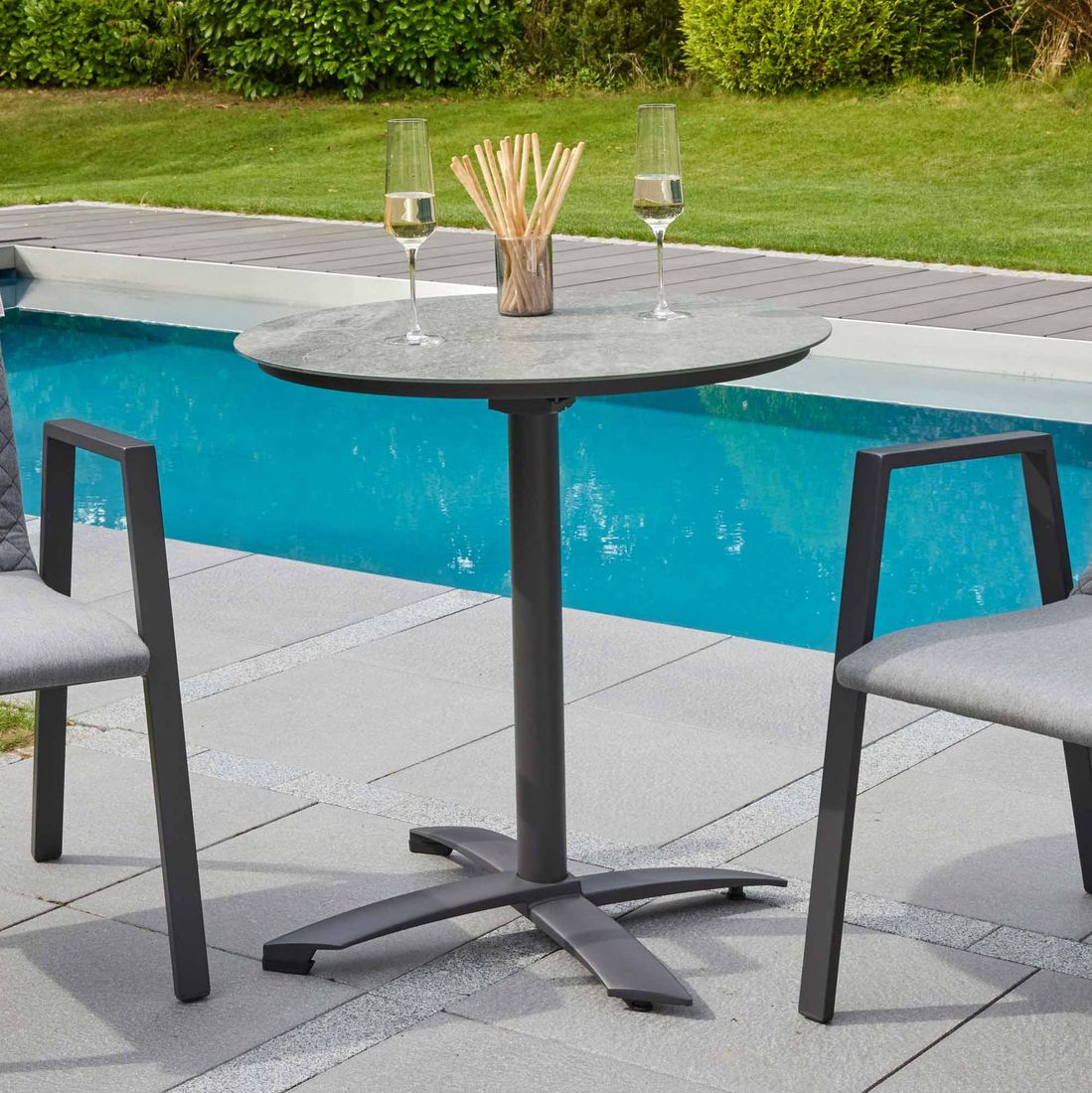 LC Garden Diwo Klapptisch Aluminium/Sinterstein