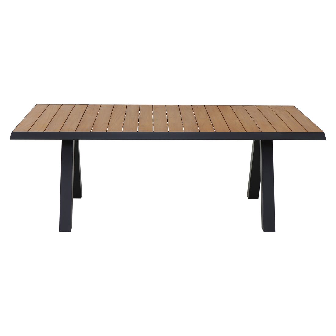 Siena Garden Tirana Gartentisch 200x100cm Aluminium/Teak