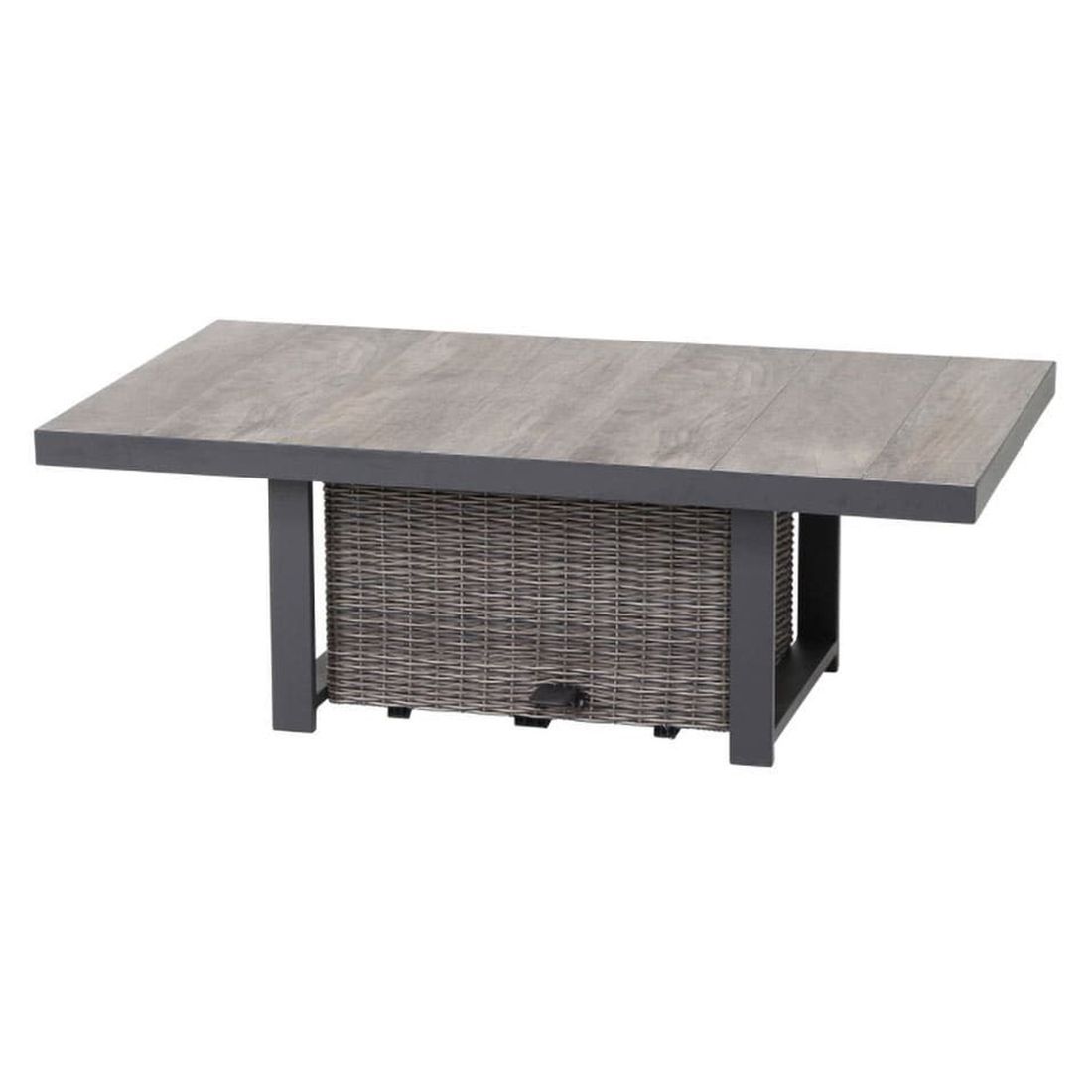 Siena Garden Corido Dininglounge Tisch 130x75cm Gardino-Geflecht/Polypropylen