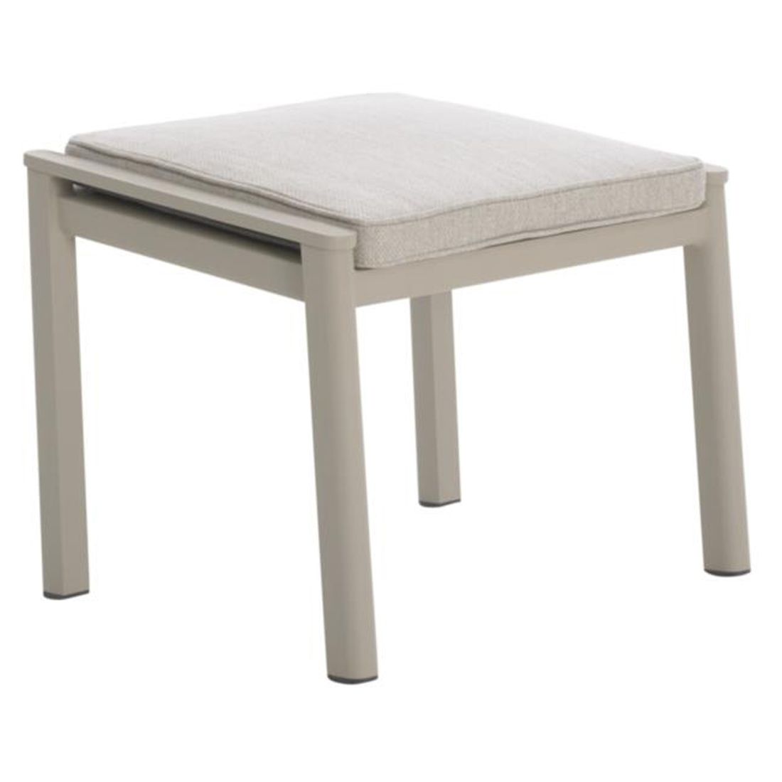 Interliving 7014 Gartenhocker Aluminium mit Sitzkissen