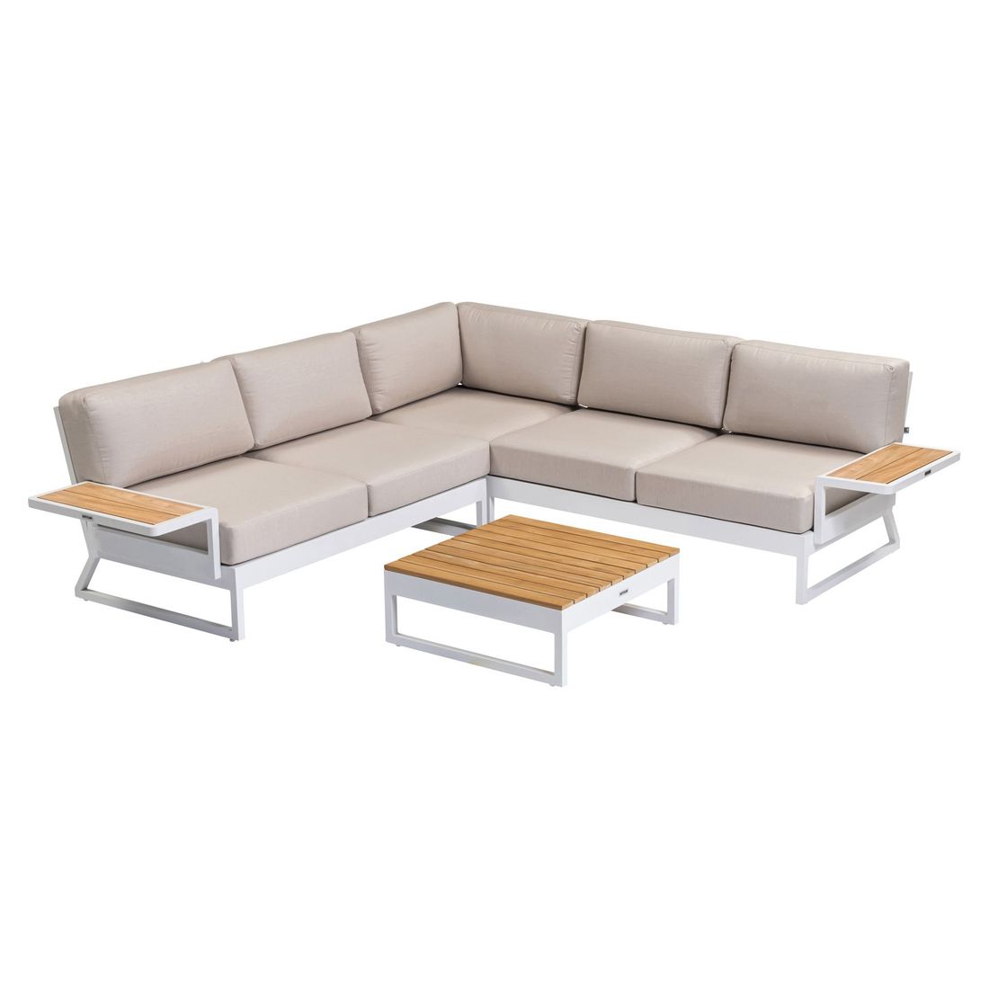 Kettler Ocean Skid Platform Loungeset Aluminium/Sunbrella