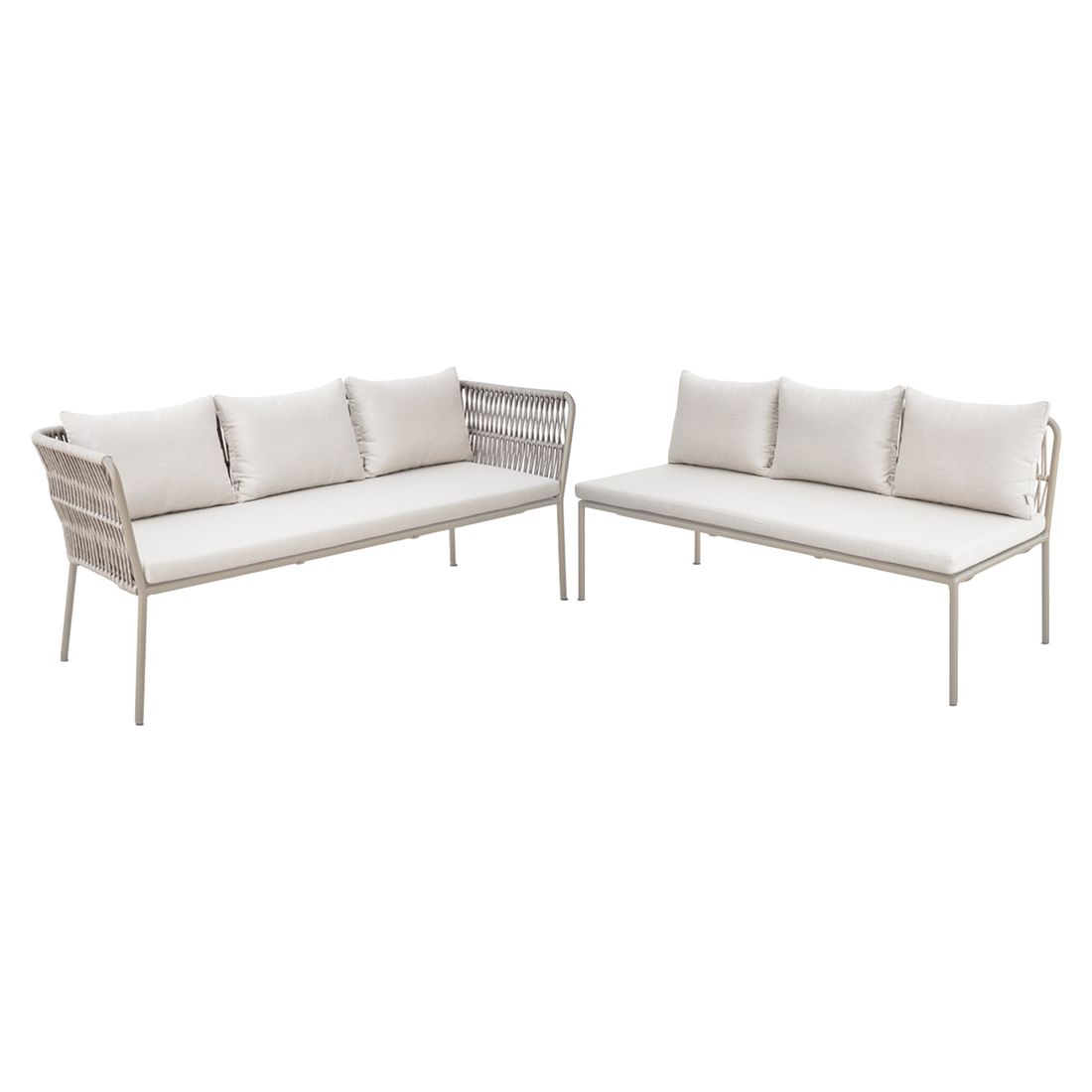 Stern Marla Dininglounge Aluminium/Rope/Polyacryl