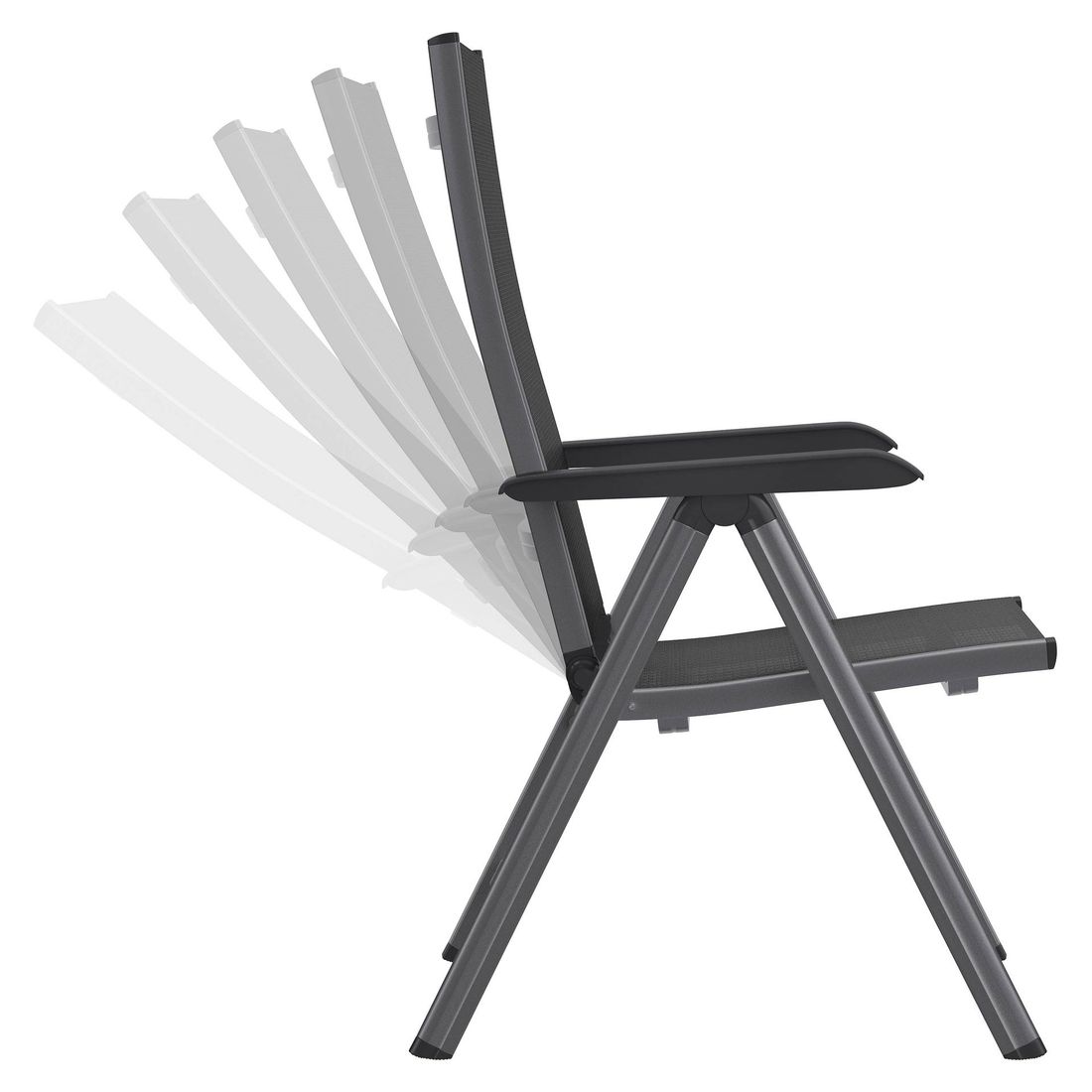 Kettler Basic Plus Klappsessel Aluminium/Outdoorgewebe
