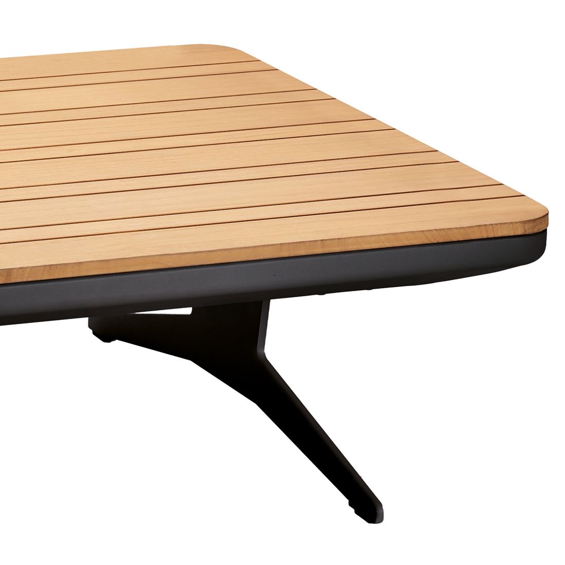 Stern Enya Loungetisch 84x84cm Aluminium/Teak