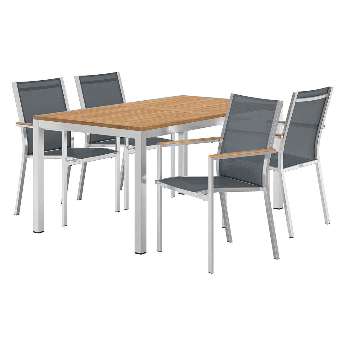Stern Cardiff Gartenmöbel-Set M (4 Plätze) mit OUTLIV. Tisch 160x90cm