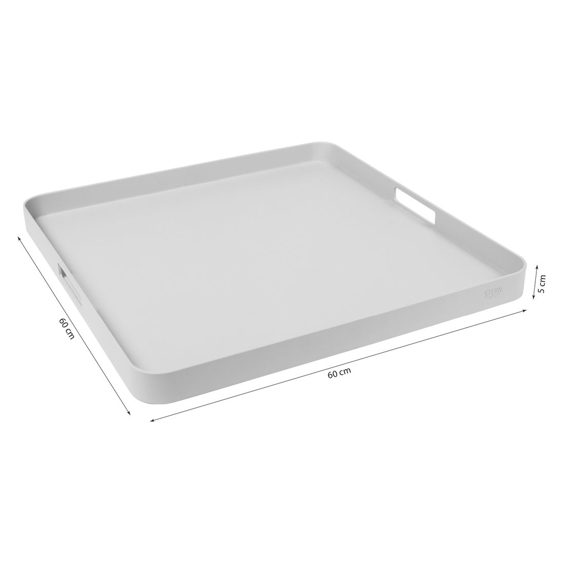 Stern Tablett 60x60cm Aluminium