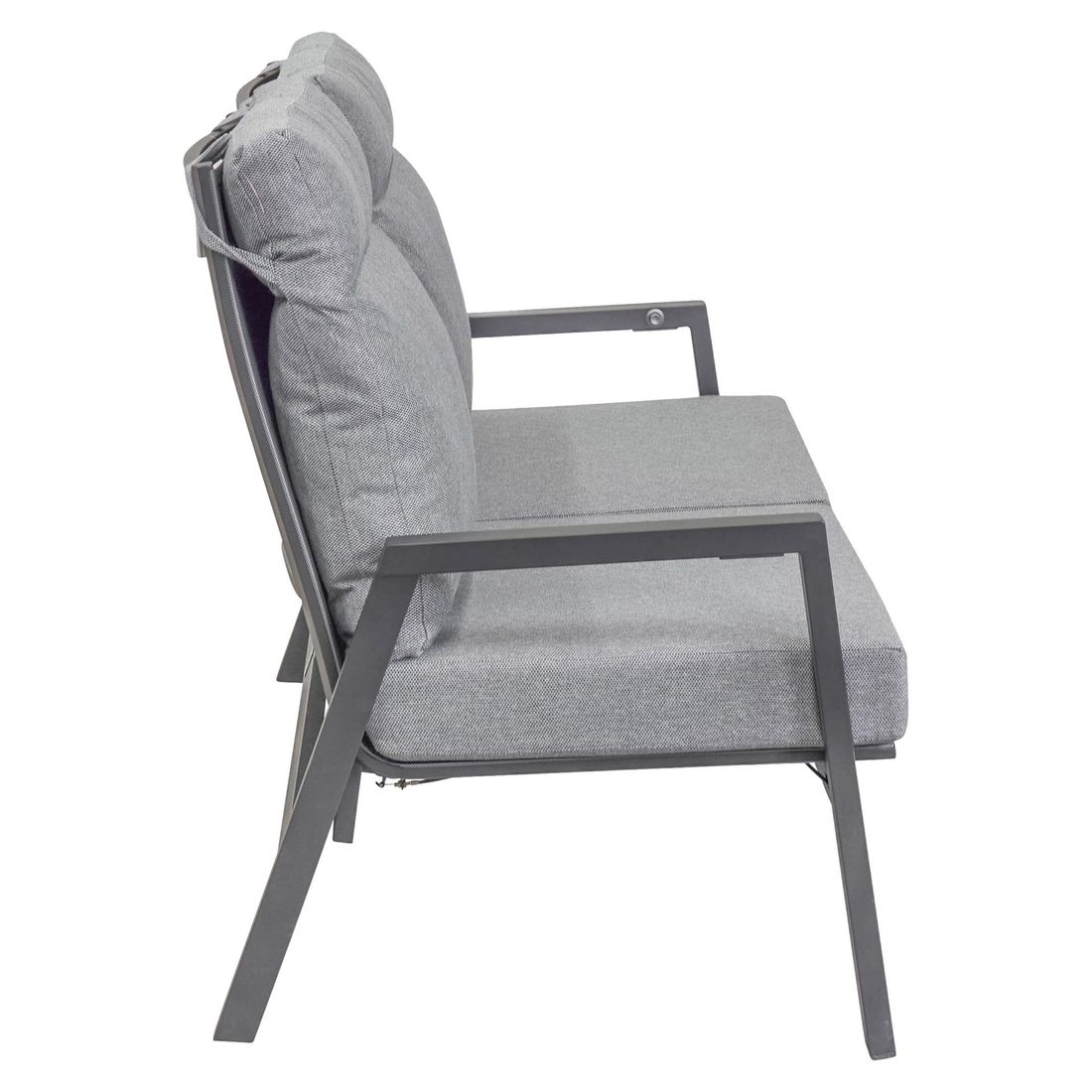 OUTLIV. Perth Gartenloungesofa verstellbar Aluminium/Kunstfaser