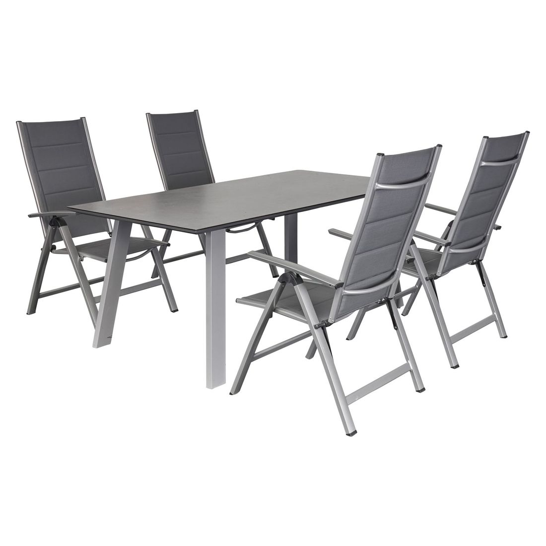 LC Garden Unicamo Gartenmöbel-Set M (4 Plätze) Tisch 180x90cm