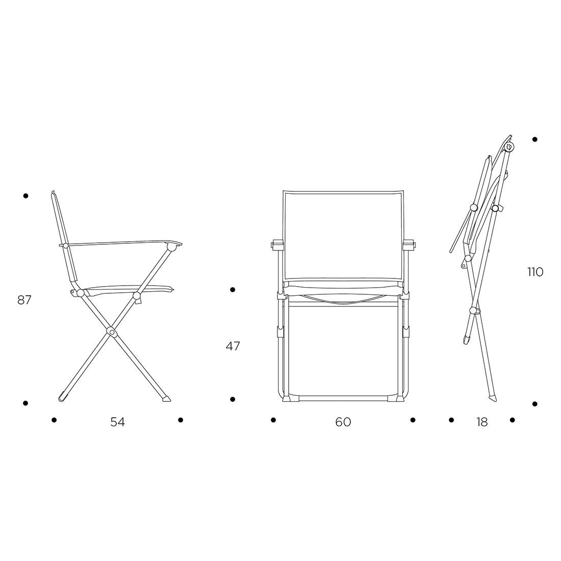 Lafuma Anytime Campingsessel Stahl/Batyline