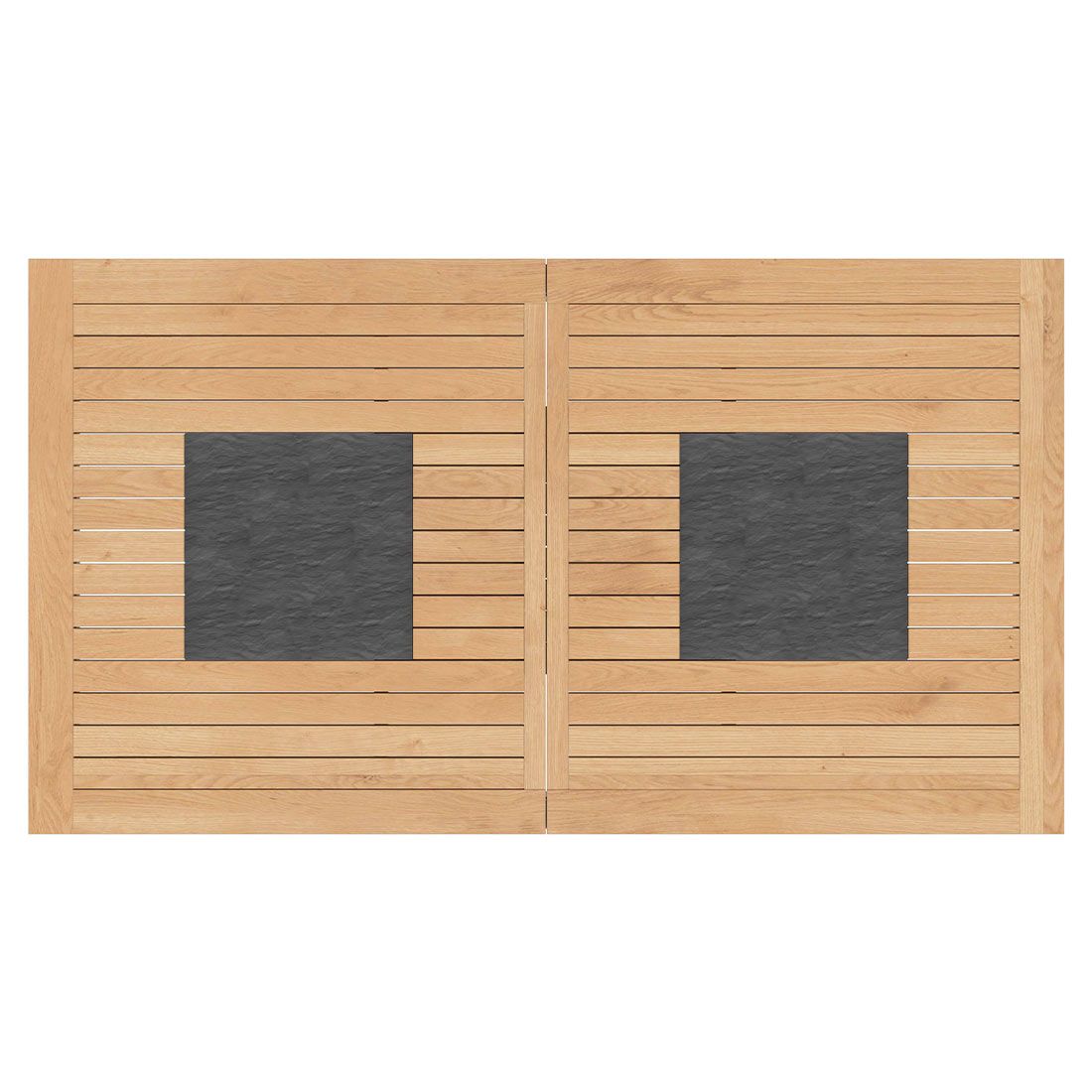 OUTLIV. Davos Ausziehtisch 180/240x100 cm Aluminium/Teak