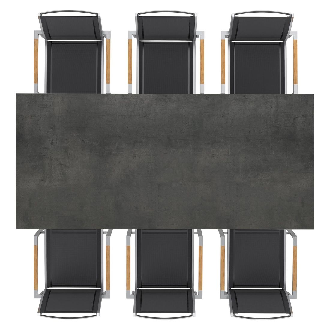 OUTLIV. Oviedo Gartenmöbel-Set L (6 Plätze) Tisch 220x100cm