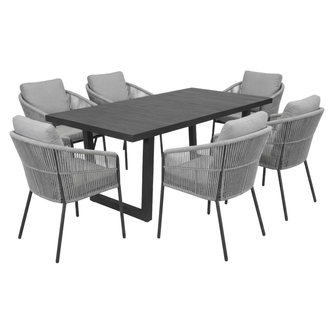 LC Garden Covo Gartenmöbel-Set L (6 Plätze) Tisch 200x100cm