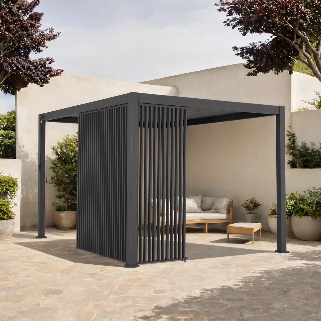 Mirador Lamellenwand vertikal