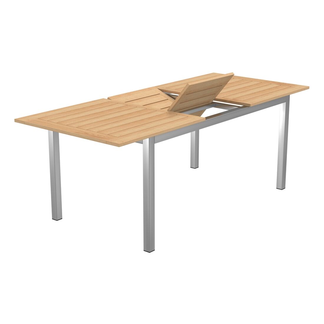 OUTLIV. Oviedo Ausziehtisch Edelstahl/Teak