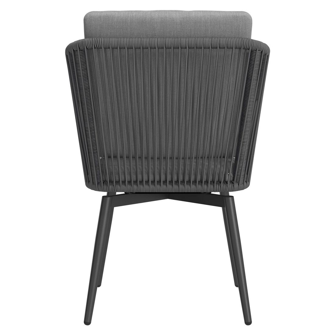 OUTLIV. Alex Gartensessel drehbar Aluminium mit Sitz- und Rückenkissen