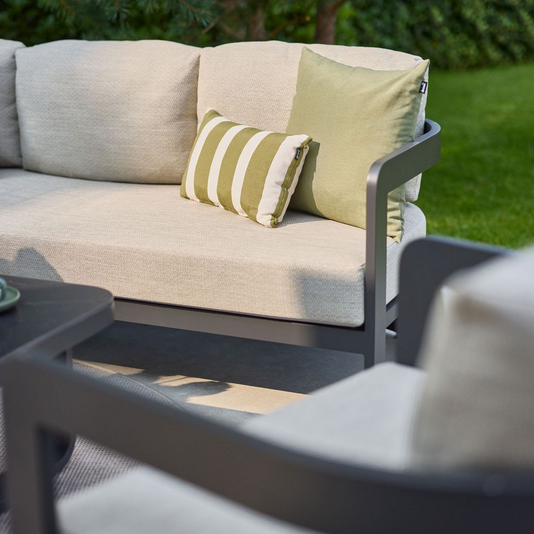 Hartman Milano Loungeset inkl. Loungetisch Aluminium/Olefin