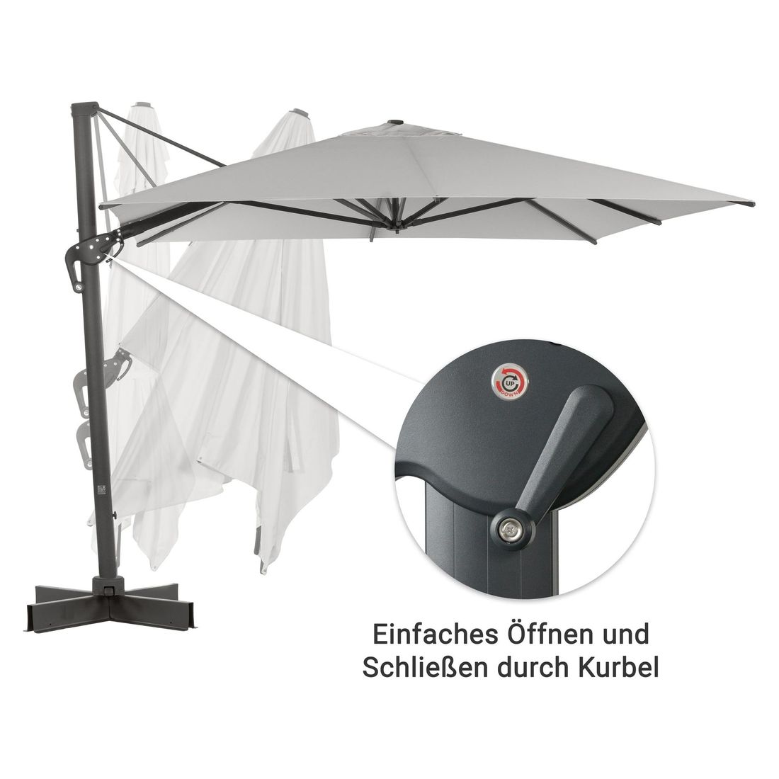 OUTLIV. Ravenna Ampelschirm 300x400cm