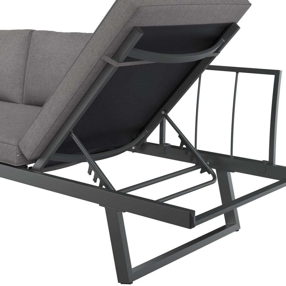 OUTLIV. Lucca Gartenloungesofa Aluminium/Olefin