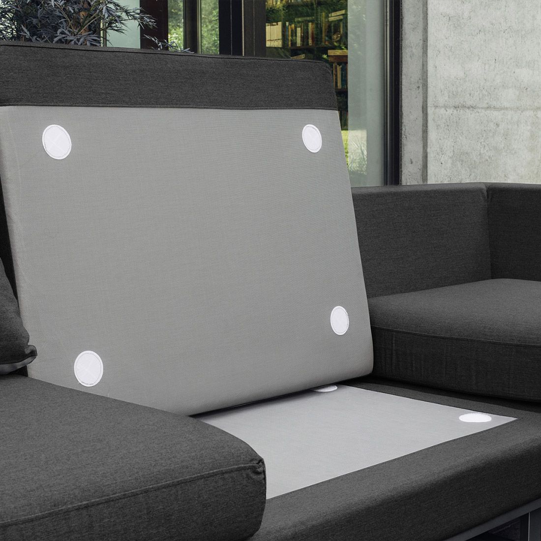 Kettler Ego Ecklounge 2tlg. Aluminium/Sunbrella