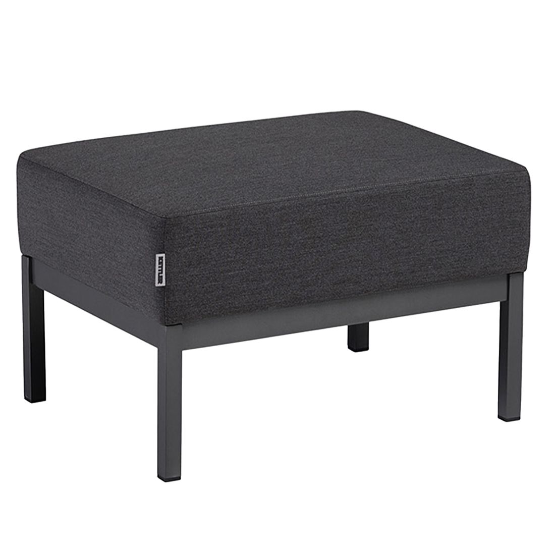 Kettler Pure City-Line Hocker Aluminium/Sunbrella