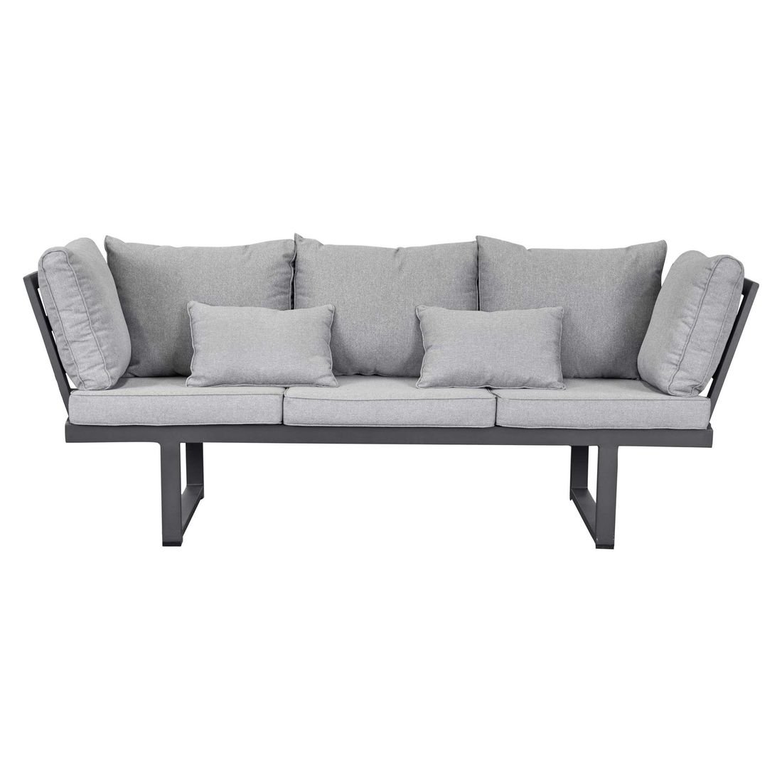 OUTLIV. Broome Diningsofa Aluminium/Kunstfaser