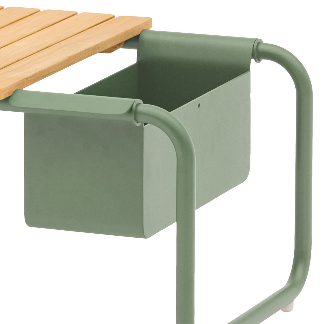 Zebra Somerset Loungetisch Aluminium/Teak