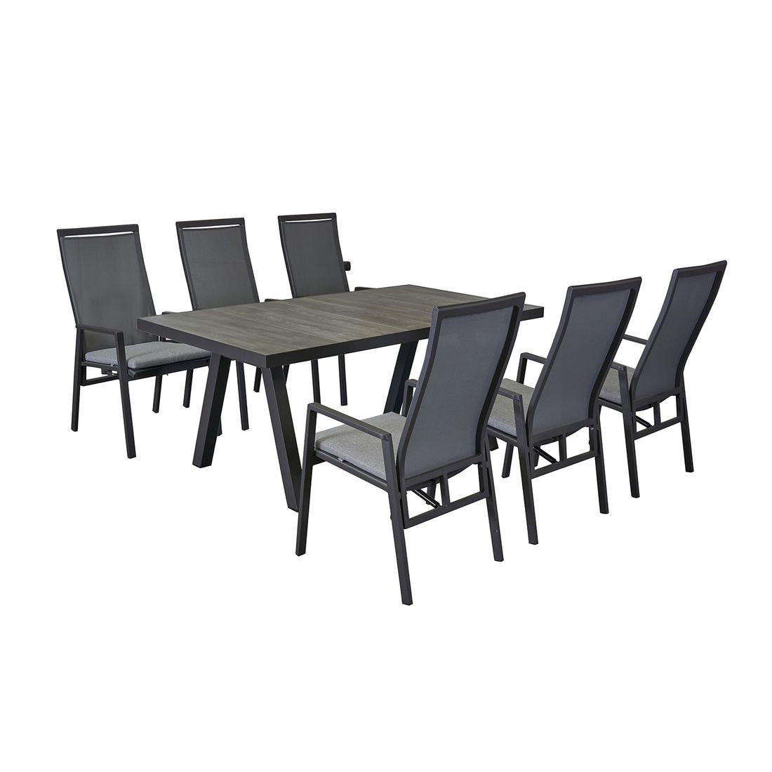 LC Garden Sunfort Gartenmöbel-Set Tisch 160/210x100cm