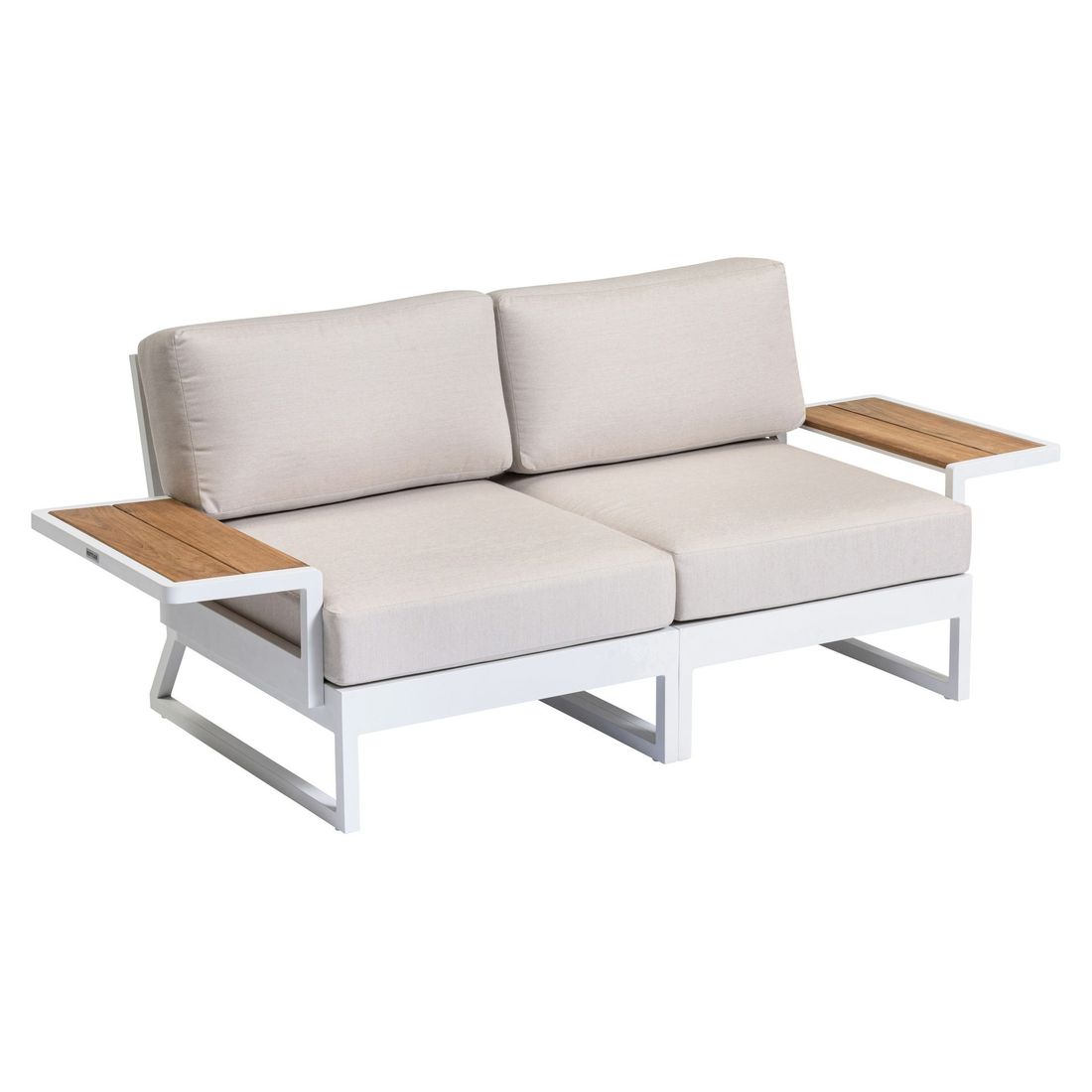 Kettler Ocean Skid Gartenloungesofa Aluminium/Sunbrella