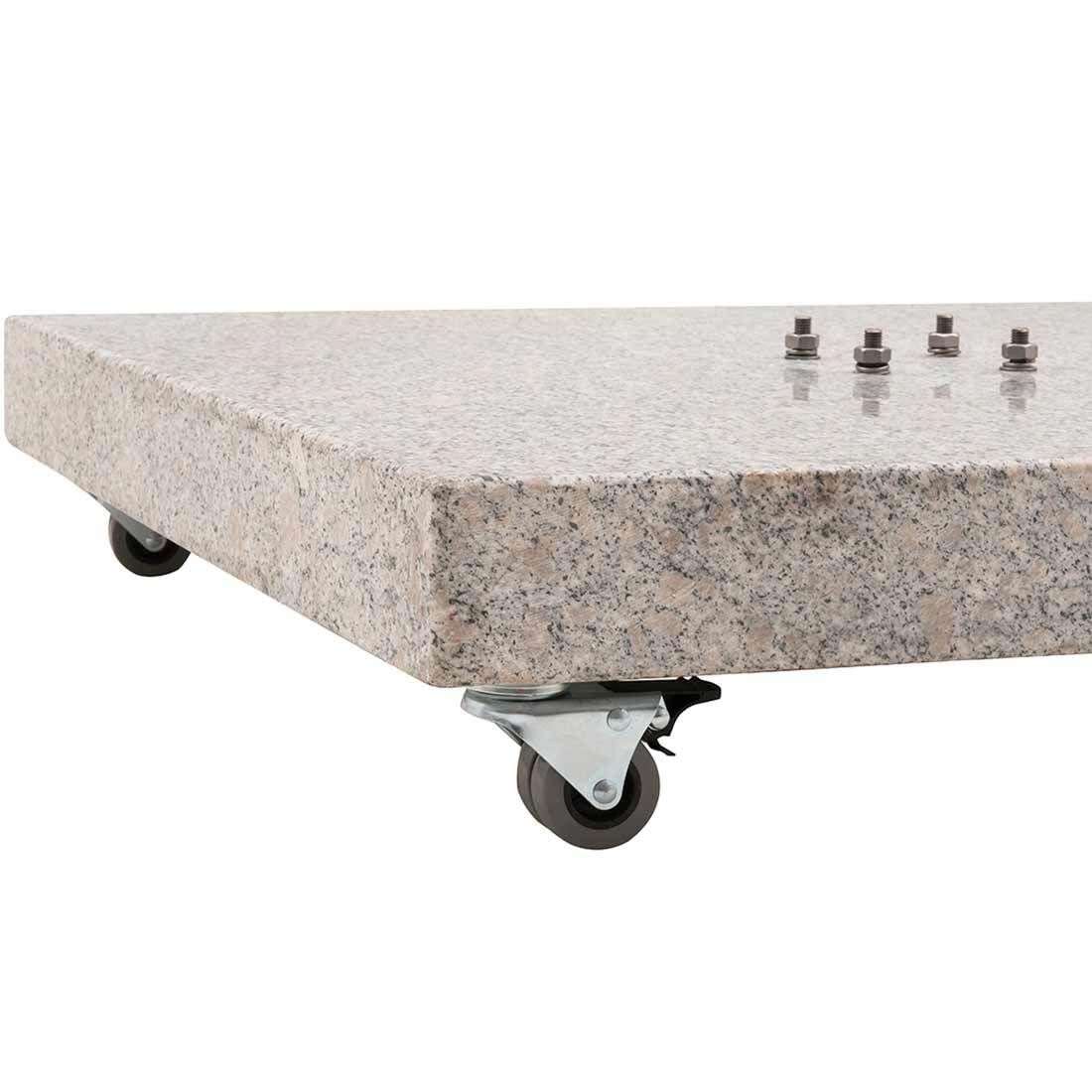 OUTLIV. Schirmständer Rollbar inkl. Doppler Standrohr Granit 140kg
