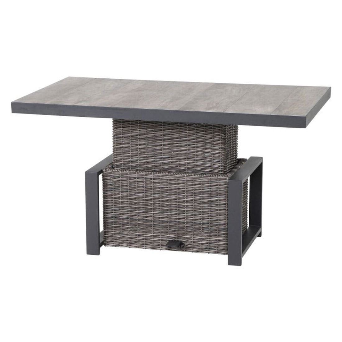 Siena Garden Corido Dininglounge Tisch 130x75cm Gardino-Geflecht/Polypropylen