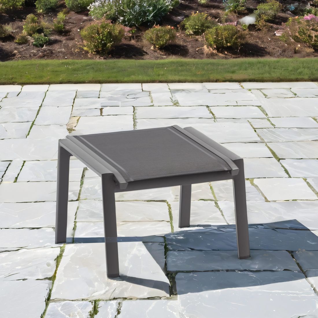Niehoff Palos Flex Gartenhocker Aluminium/Textilene